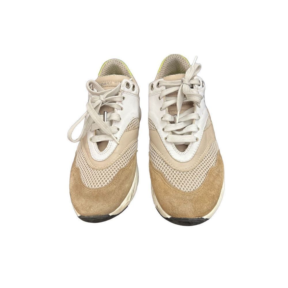 Barbara Bui Suede Colorblock
Pattern Sneakers - Neutrals... - Picture 2 of 7